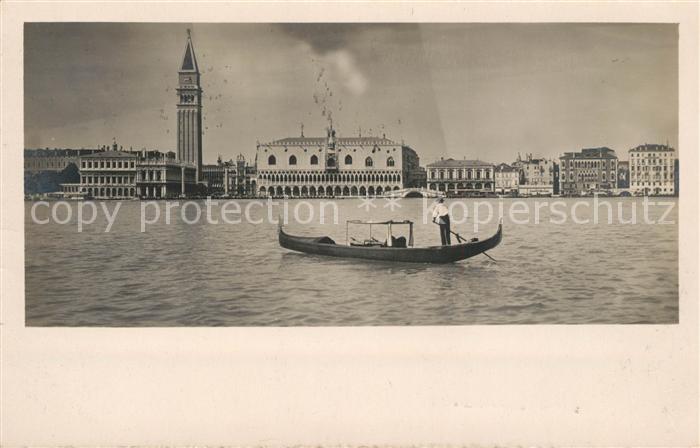 Venedig Venezia Dogenpalast Markusplatz Gondel
