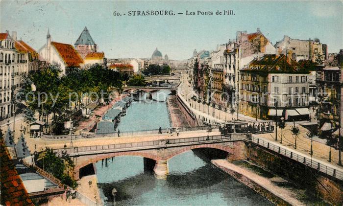 Strasbourg Alsace Ponts de Ill Strassenbahn