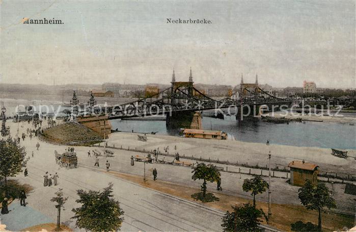 MANNHEIM BW Neckarbruecke