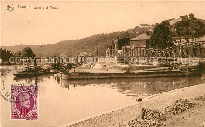 Namur sur Meuse Sambre Bruecken