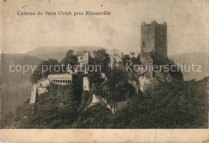 Ribeauville Haut Rhin Elsass Schloss Saint Ulrich
