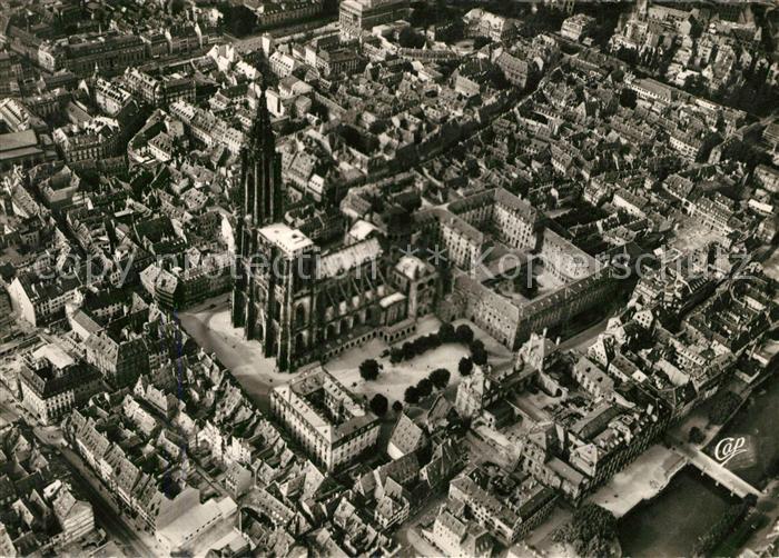 Strasbourg Alsace Fliegeraufnahme