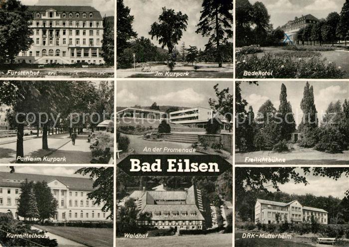 Bad Eilsen Fuerstenhof Kurpark Badehotel Freilichtbuehne Kurmittelhaus Waldhof