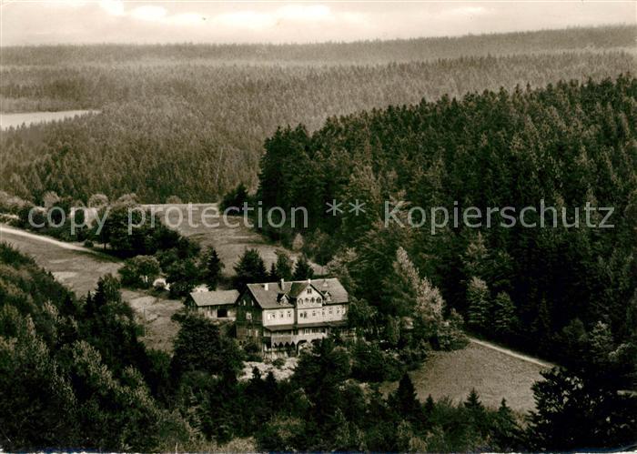 Hohegeiss Harz Blick auf Waldhotel Dicke Tannen