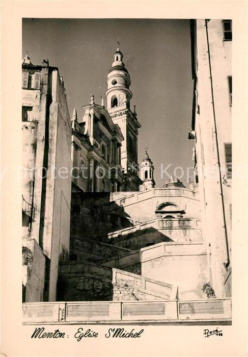 Menton Alpes Maritimes Kirche San Michel