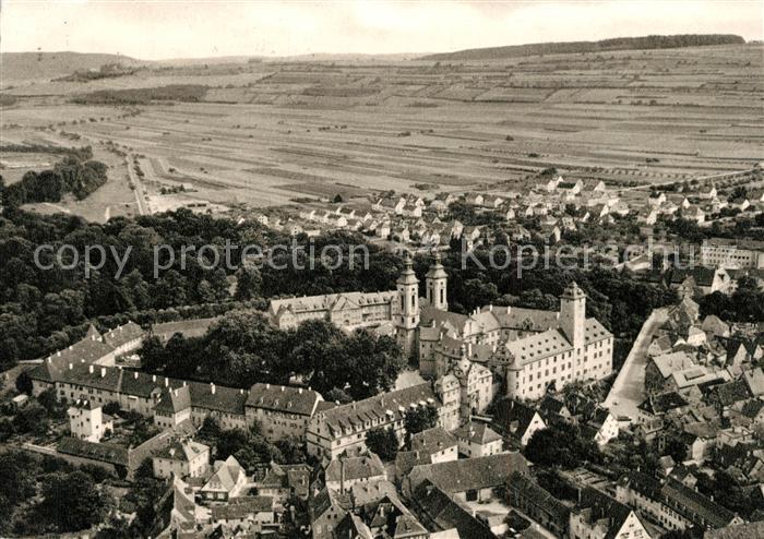 Mergentheim Bad Fliegeraufnahme Hoch Deutschmeister Schloss