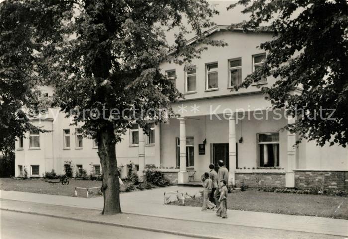 Kuehlungsborn Ostseebad FDGB Erholungsheim Mecklenburg
