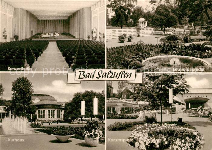 Salzuflen Bad Leopoldsprudel Konzertplatz Kurhaus