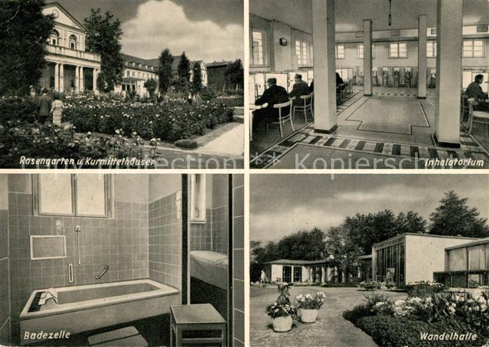 Salzuflen Bad Wandelhalle Rosengarten Badezelle