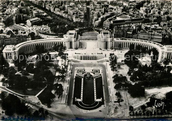 Paris Palais de Chaillot Fliegeraufnahme