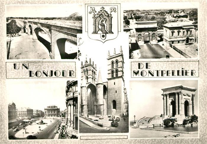 Montpellier Herault Kathedrale Chateau d eau Aquadukt Clemens