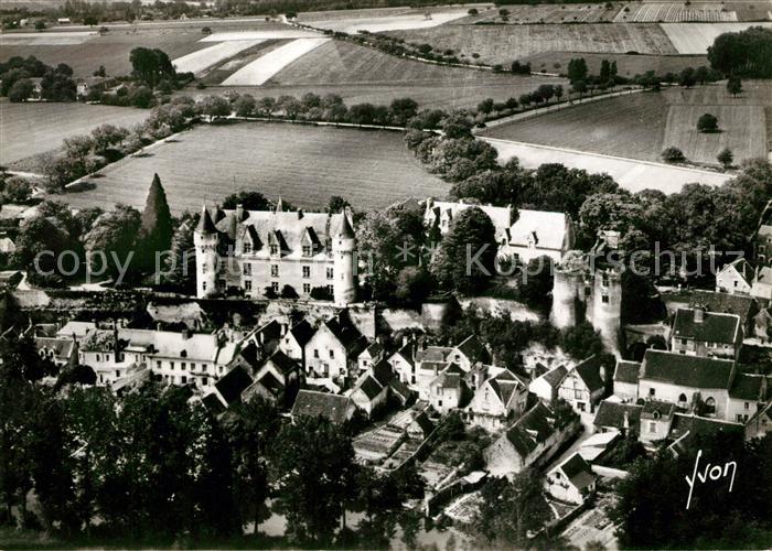 Montresor Chateaux de la Loire Fliegeraufnahme