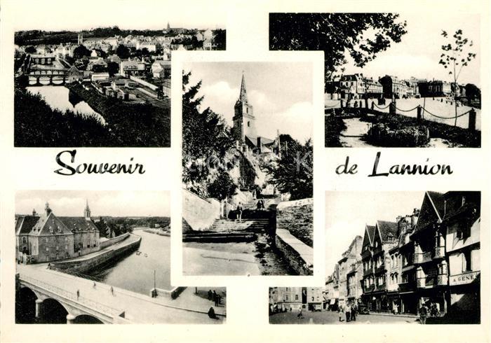 Lannion Bruecke Kirche Panorama