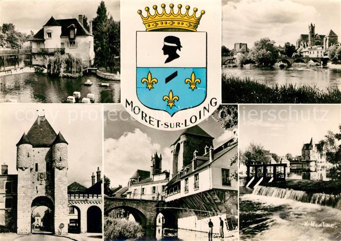 Moret-sur-Loing Porte Paris Notre Dames Bruecke