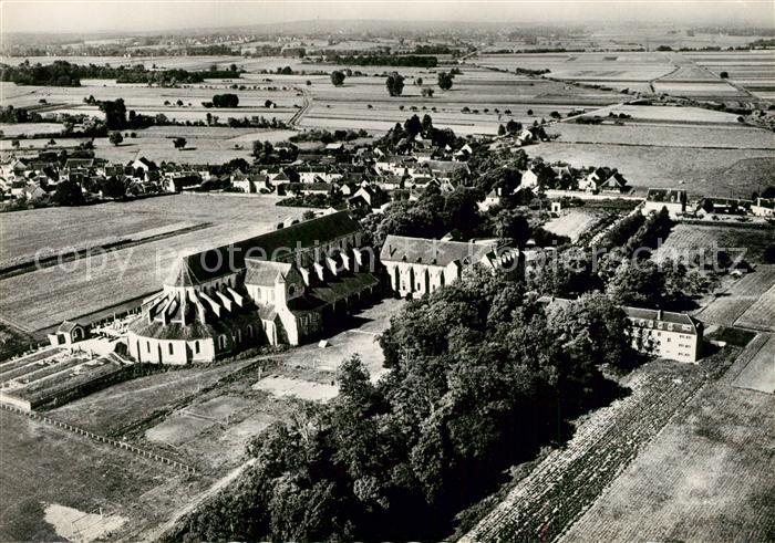 Pontigny Fliegeraufnahme Abtei
