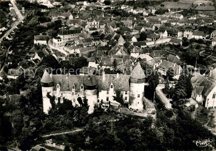Culan Cher Fliegeraufnahme Chateau