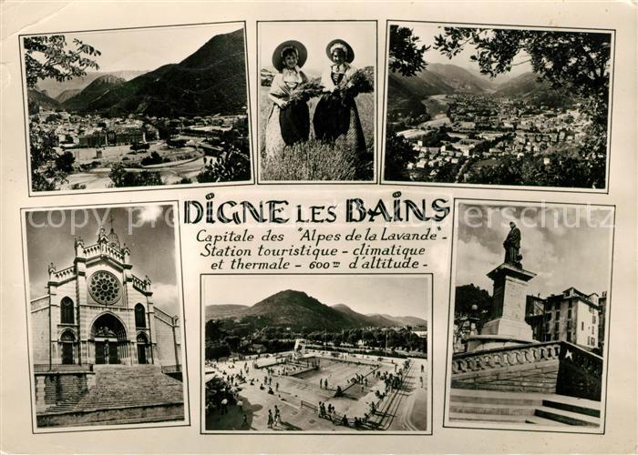 Digne-les-Bains Schwimmbad Kirche Denkmal