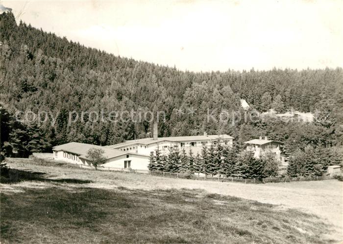 Frankenhain Thueringen Ferienheim des VEB Braunkohlewerk