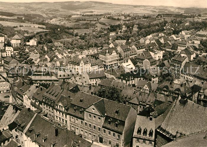 Annaberg-Buchholz Erzgebirge Panorama vom Turm Sankt Anna
