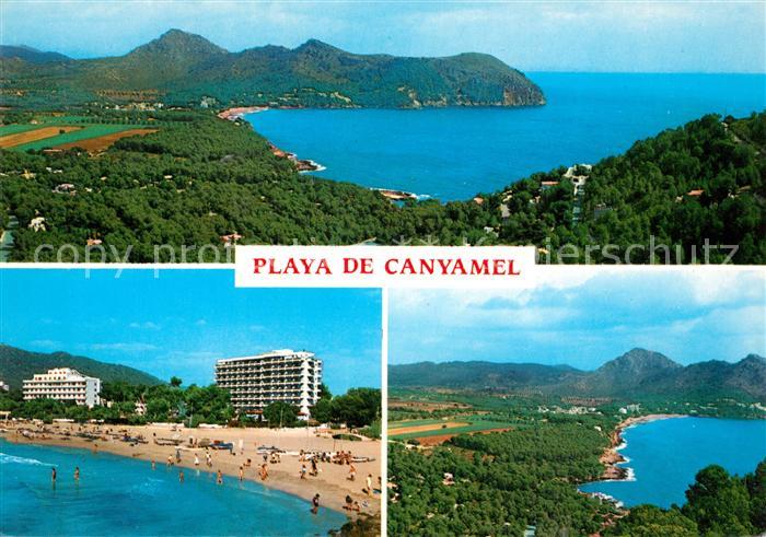 Playa de Canyamel Hotelanlagen Strand Panoramen