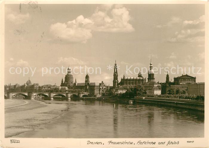 Foto Hahn Nr. 10817 Dresden Frauenkirche Hofkirche Sc