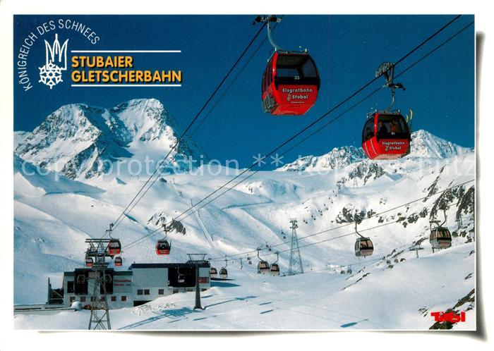 Seilbahn Stubaier Gletscherbahn Stubaital Mittel