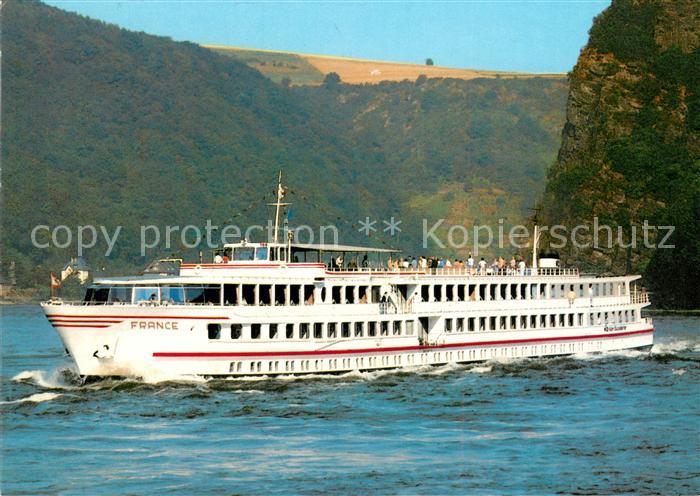 Schiffe Ships Navires Kabinenschiff France Koeln-Duesseldorfer-Rheinschifffahrt