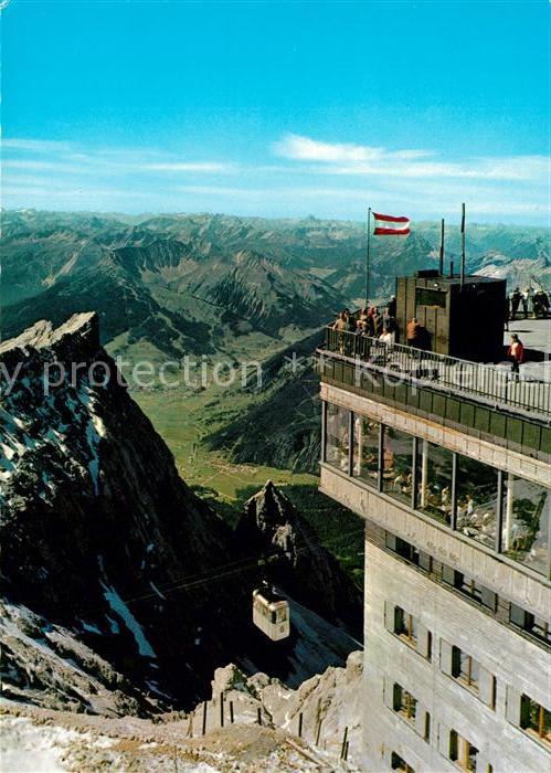 Seilbahn Tiroler Zugspitzbahn Gipfelhotel Lechtaler Alpen