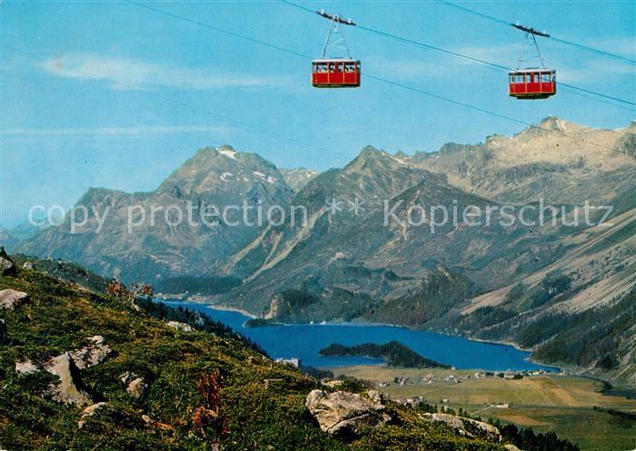 Seilbahn Corvatsch Silsersee Sils Maloja