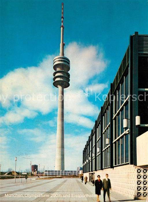 Olympia Muenchen Olympiaturm Eissporthalle