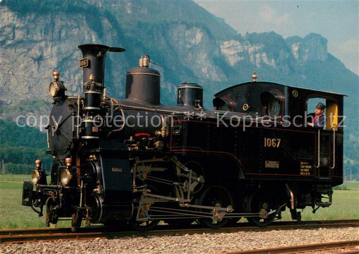 Lokomotive Bruenig-Dampf-Bahn Nassdampflokomotive HG 3/3 1067