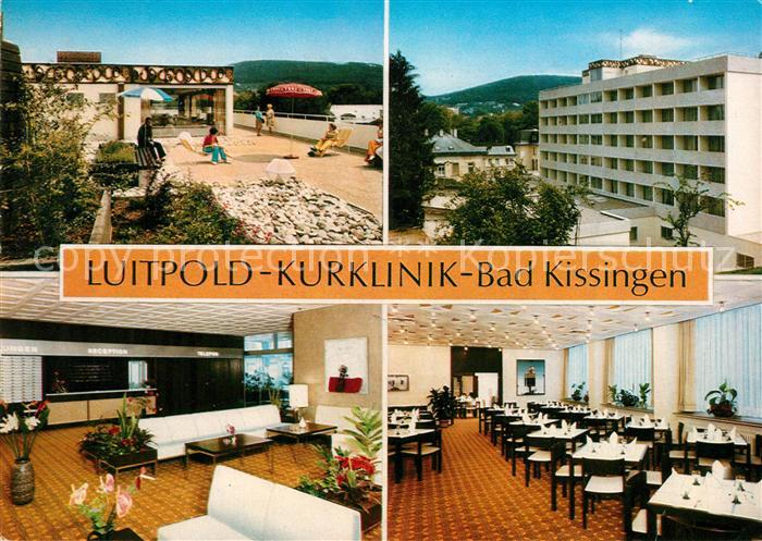 Bad Kissingen Luitpold Kurklinik Rezeption Speisesaal Restaurant Terrasse
