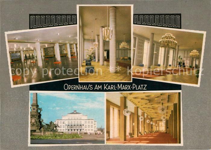 LEIPZIG Sachsen Opernhaus am Karl Marx Platz