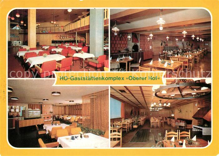 Oberhof Thueringen HO Gaststaettenkomplex Oberer Hof Tanzbar Bauernrestaurant Mo