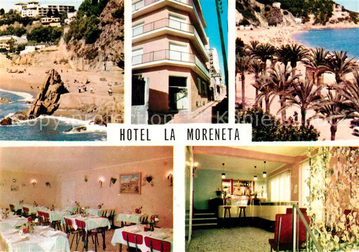 Lloret de Mar Hotel La Moreneta Restaurant Bar Strand Kueste