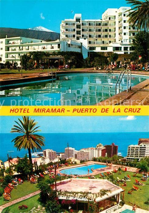 Puerto de la Cruz Hotel Miramar Swimming Pool Meerblick