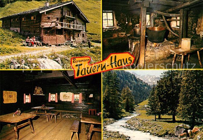 Woerth Rauris Tauernhaus Rauchkuchl Gaststube Motiv aus Seidlwinkeltal