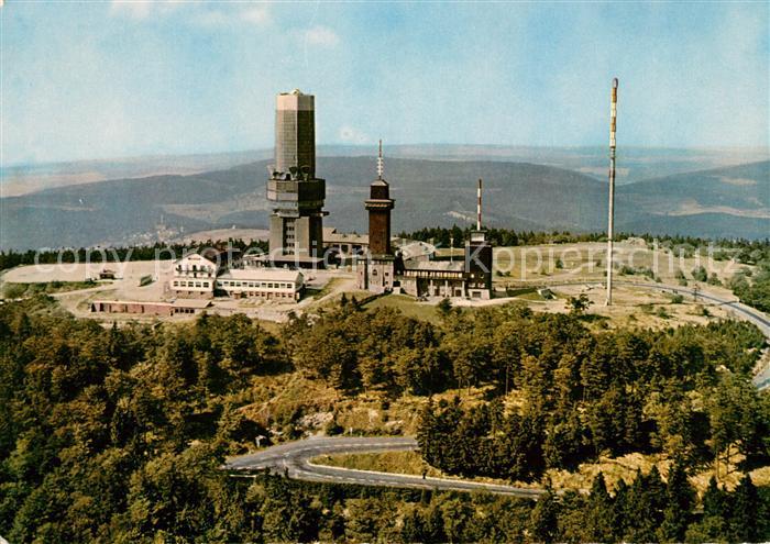 Grosser Feldberg Taunus Fernmeldeturm Sender Berggasthof Fliegeraufnahme