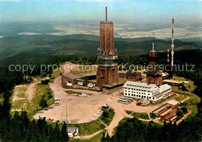 Grosser Feldberg Taunus Fernmeldeturm Sender Berggasthof Fliegeraufnahme