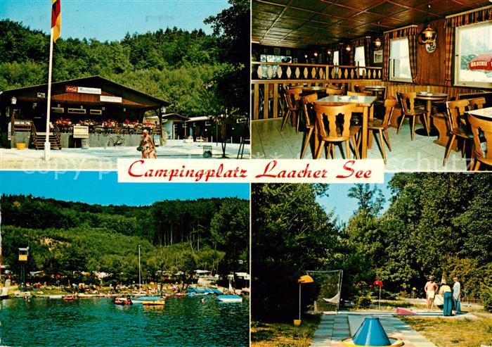 Maria Laach Glees Campingplatz Laacher See Gaststaette Minigolf