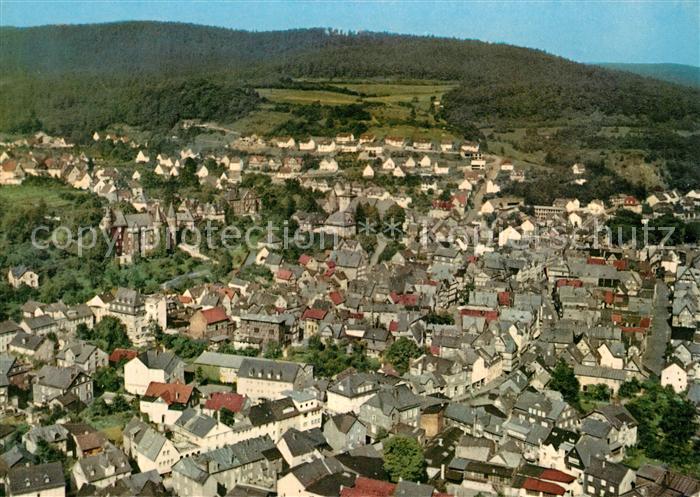 Herborn Hessen 1000jaehrige Stadt Fliegeraufnahme
