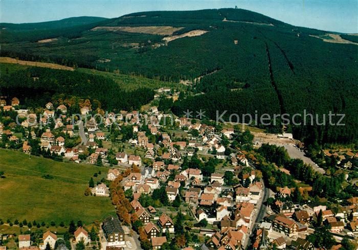 Braunlage Heilklimatischer Hoehenluftkurort Fliegeraufnahme