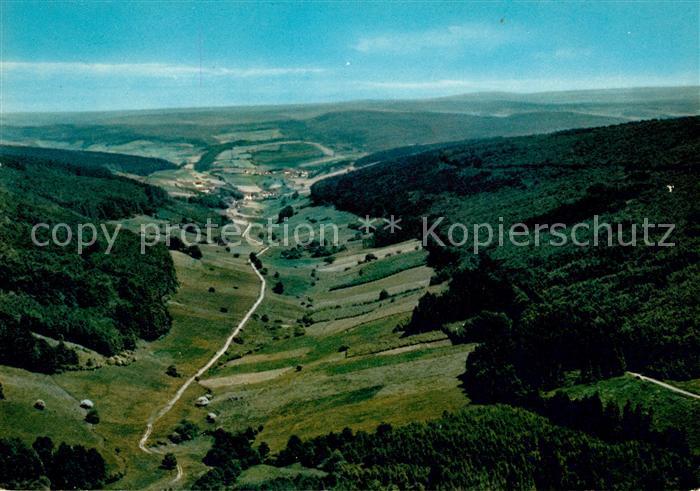 Hellental Luftkurort im Solling Fliegeraufnahme