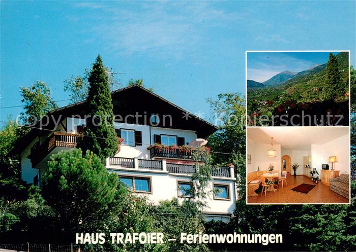 Dorf Tirol Haus Trafoier Ferienwohnungen Landschaftspanorama