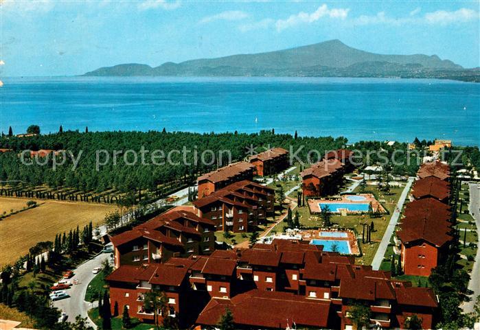 Peschiera del Garda Centro Residenziale Al Capuccini Gardasee Fliegeraufnahme