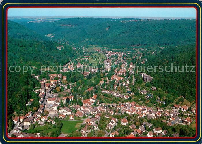 Bad Herrenalb Heilbad Kurort im Schwarzwald Fliegeraufnahme