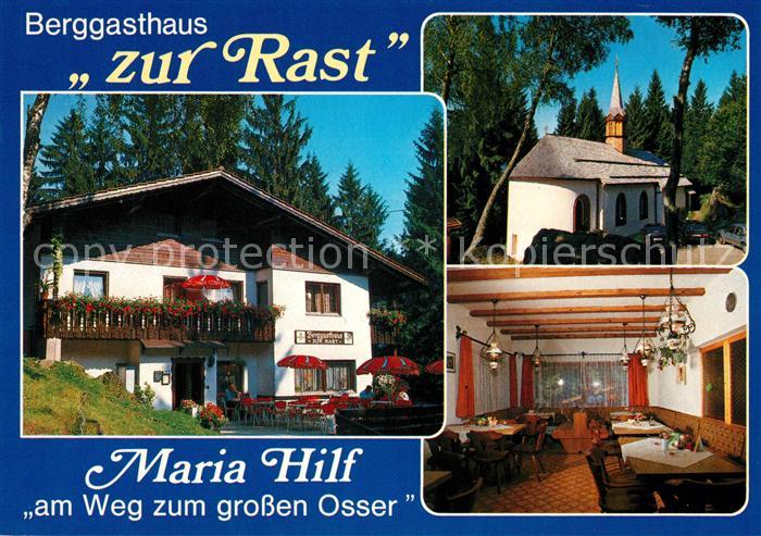 Mariahilf Lam Berggasthaus Zur Rast am Weg zum Grossen Osser Kapelle