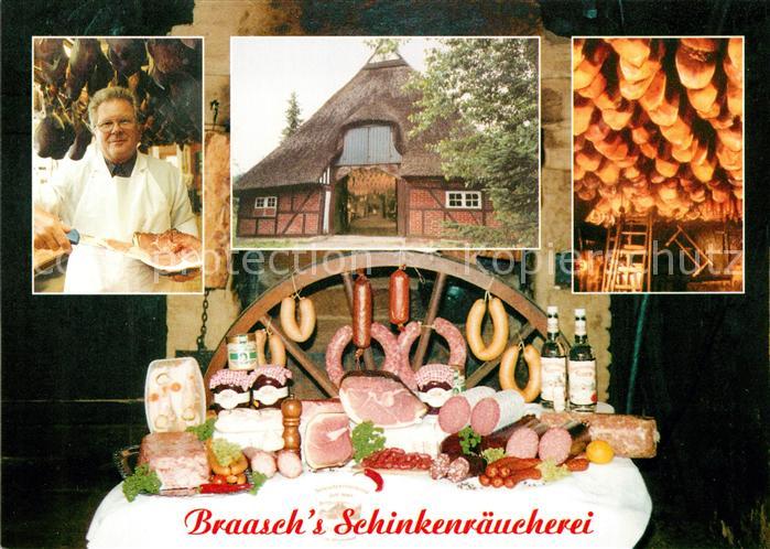 Harmsdorf Holstein Braasch Schinkenraeucherei seit 1663 Holsteinische Raeucherka