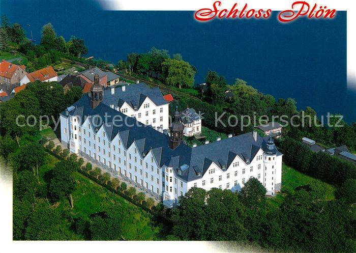 Ploen See Schloss Naturpark Holsteinische Schweiz Fliegeraufnahme