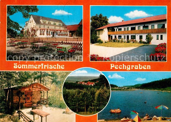 Pechgraben Gasthof Pension Frankenwald Sommerfrische Huette Badesee